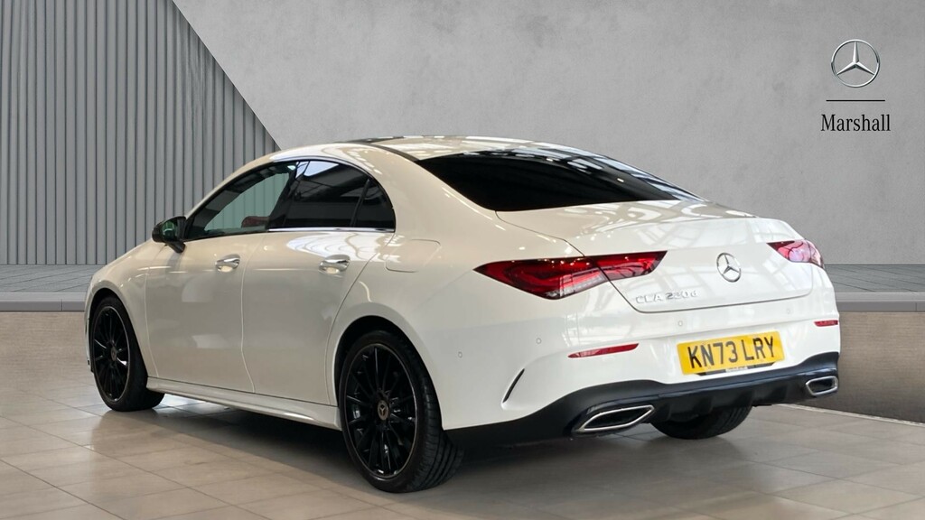 Mercedes-Benz CLA Class Cla 220D Amg Line Premium Night Ed Tip KN73LRY White #2