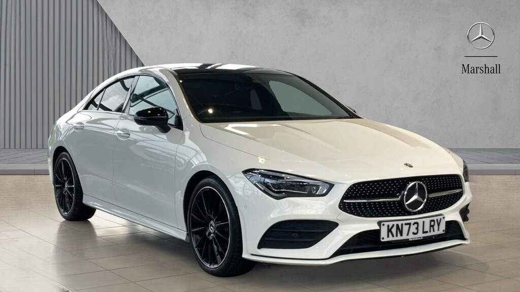 Mercedes-Benz CLA Class Cla 220D Amg Line Premium Night Ed Tip White