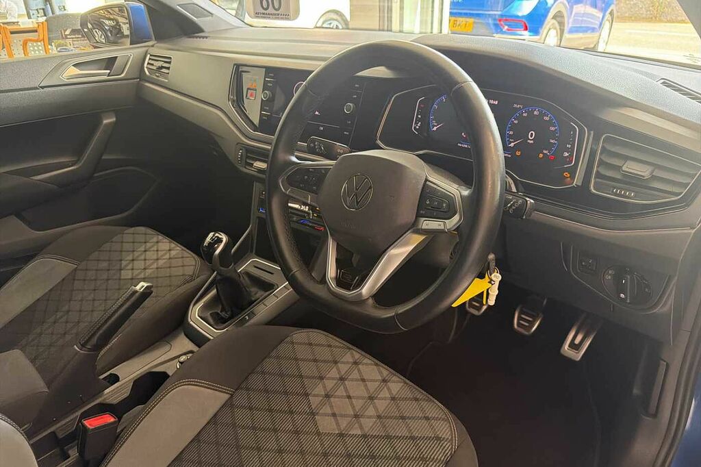 Volkswagen Polo 1.0 Tsi R-line KK23TZF Blue #6