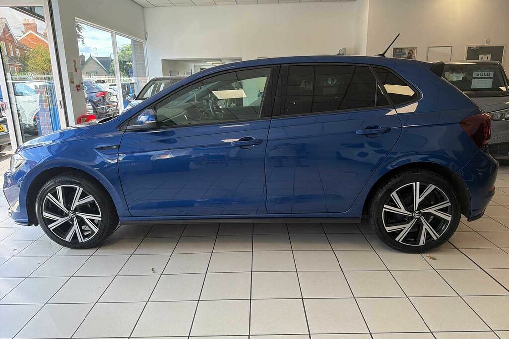 Volkswagen Polo 1.0 Tsi R-line KK23TZF Blue #4
