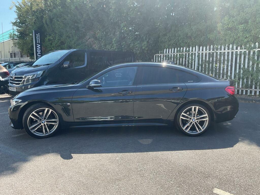 BMW 4 Series Gran Coupe 2.0 420D M Sport Euro 6 Ss YD68JTZ Black #6