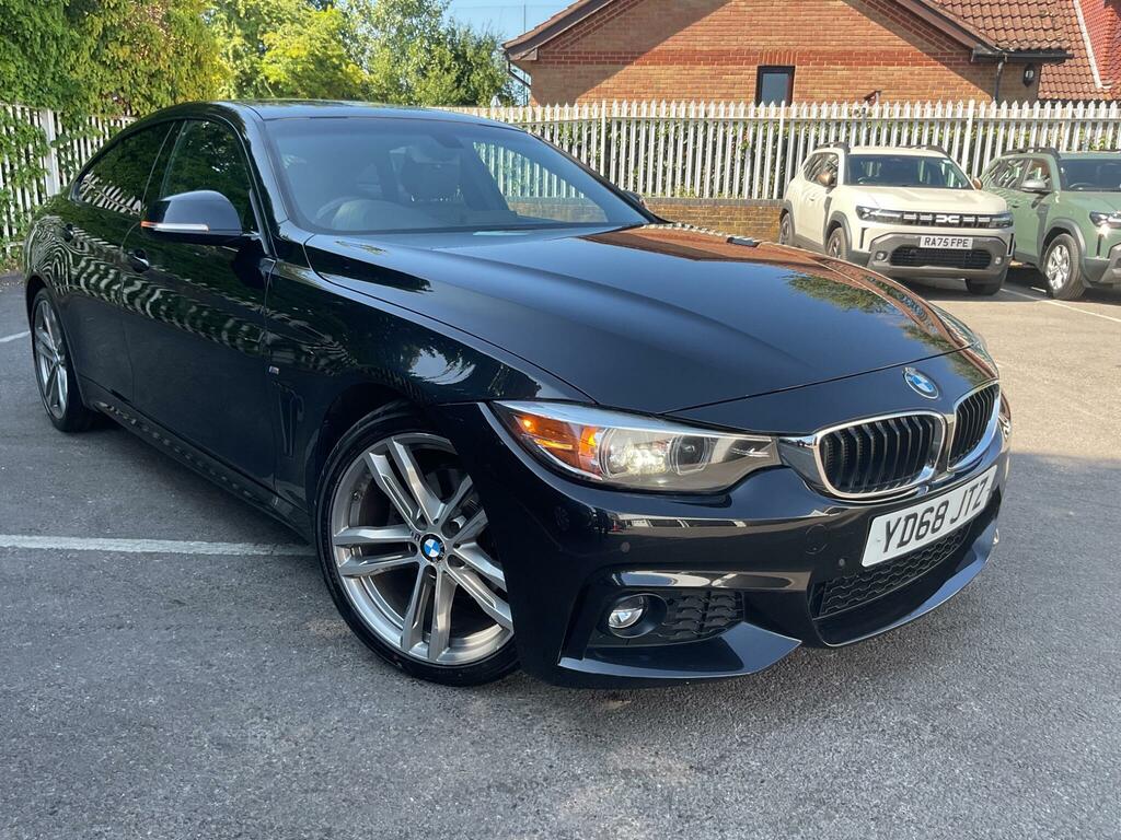BMW 4 Series Gran Coupe 2.0 420D M Sport Euro 6 Ss YD68JTZ Black