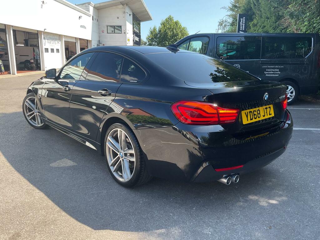 BMW 4 Series Gran Coupe 2.0 420D M Sport Euro 6 Ss YD68JTZ Black #4