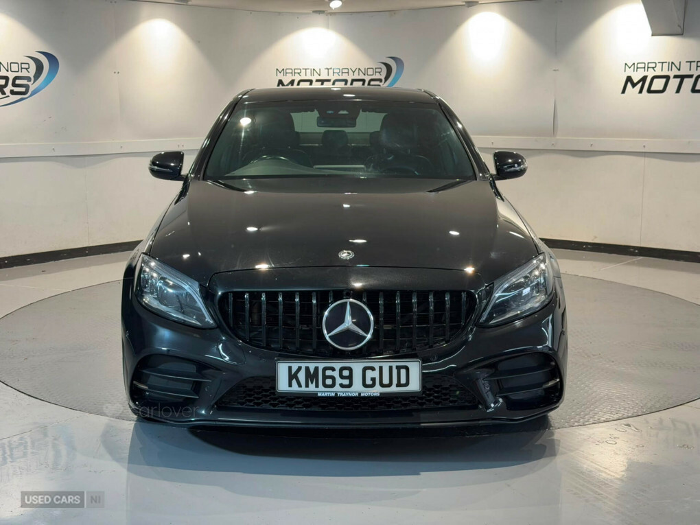 Mercedes-Benz C Class C220d Amg Line Premium 9G-tronic KM69GUD Black #2