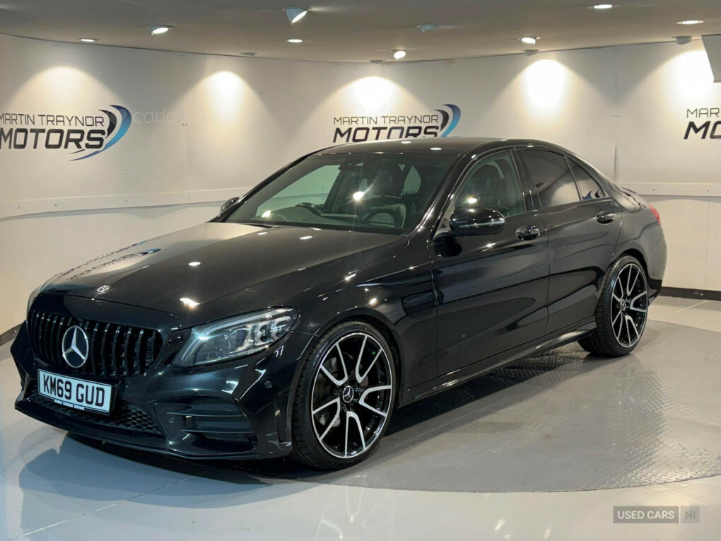 Mercedes-Benz C Class C220d Amg Line Premium 9G-tronic KM69GUD Black #3