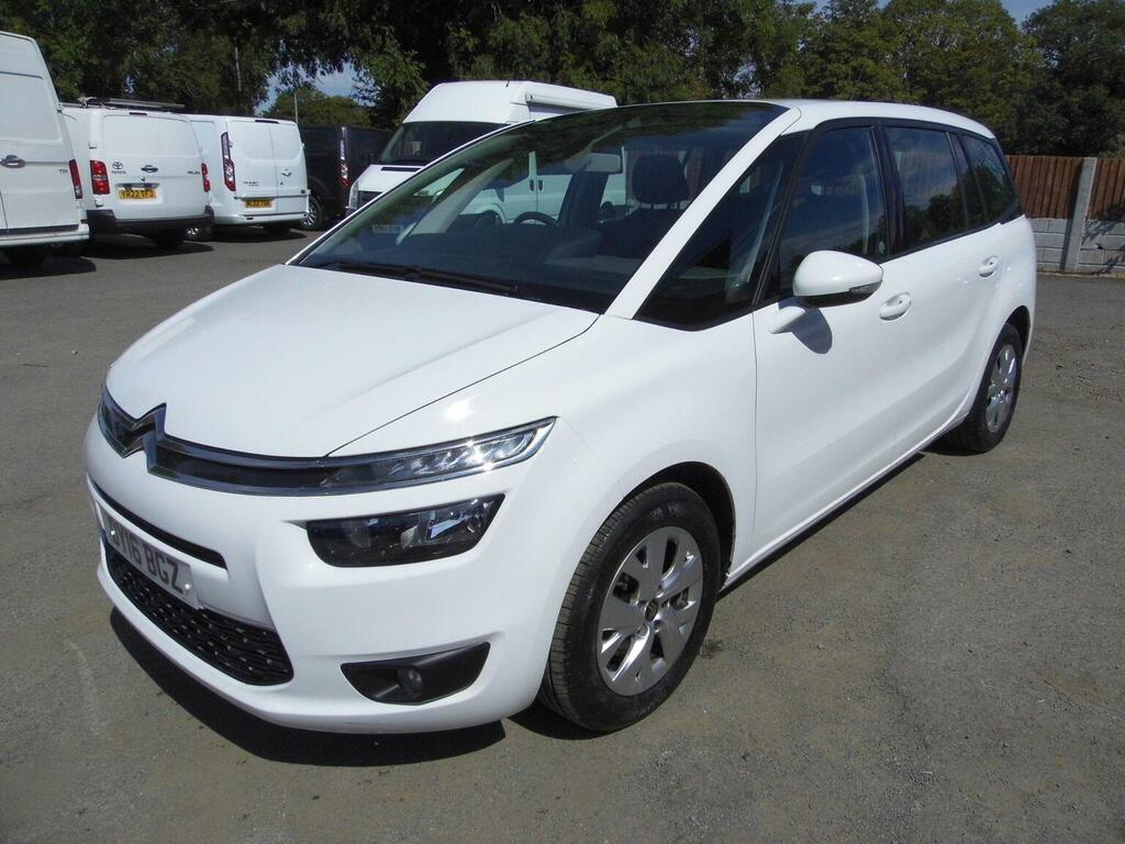 Citroen Grand C4 Picasso Mpv 1.6 Bluehdi Vtr Eat6 Euro 6 Ss 20161 White #3