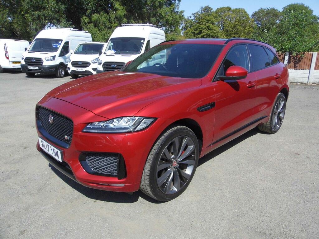 Jaguar F-Pace Suv 3.0 D300 V6 S Awd Euro 6 Ss 2017 Red #3