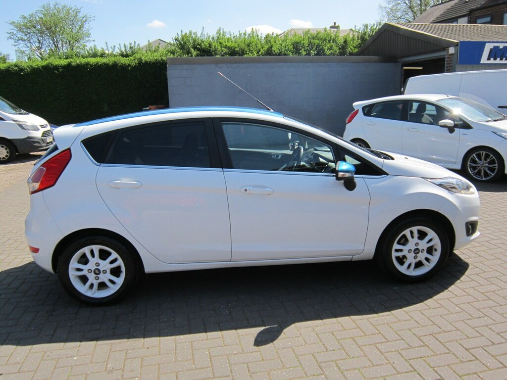 Ford Fiesta 1.0 Ecoboost Zetec White White #4