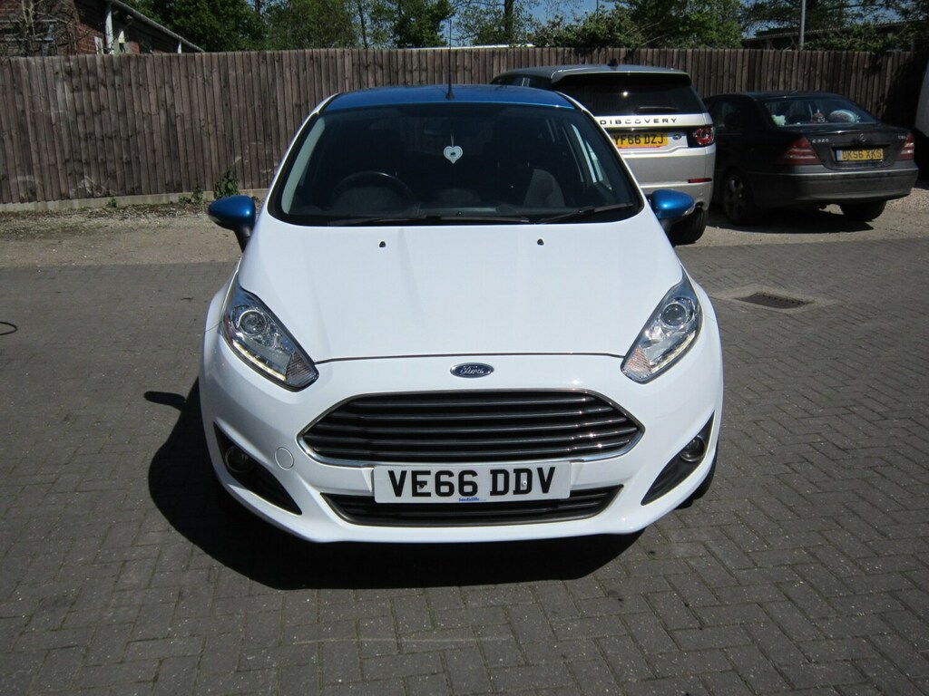 Ford Fiesta 1.0 Ecoboost Zetec White White #2
