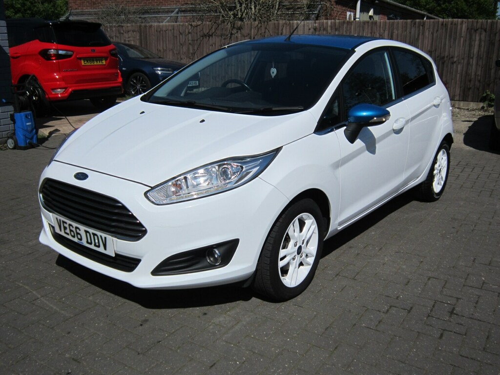 Ford Fiesta 1.0 Ecoboost Zetec White White #3