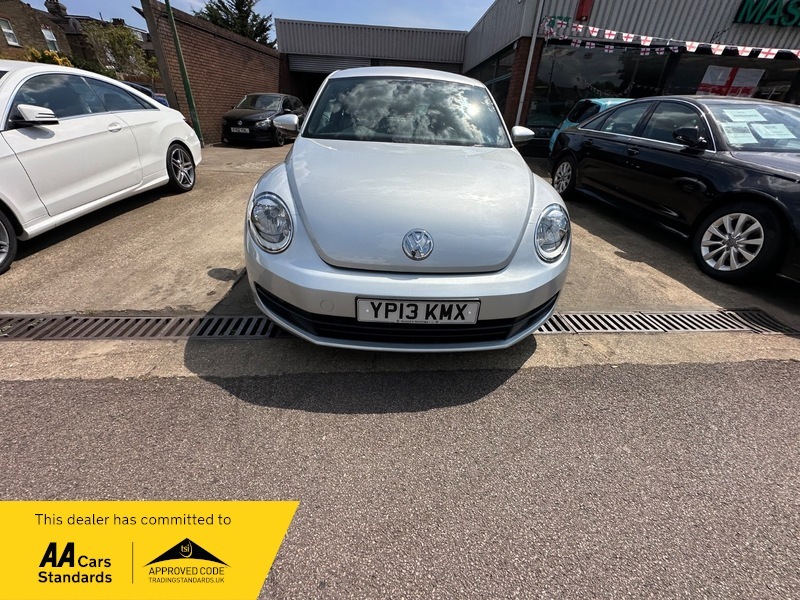 Volkswagen Beetle Tsi Silver #4