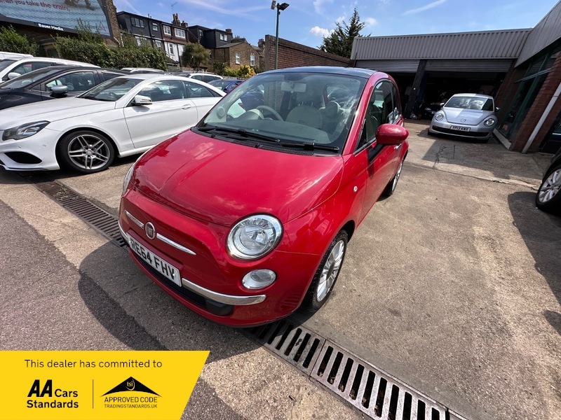 Fiat 500 Lounge Red #6