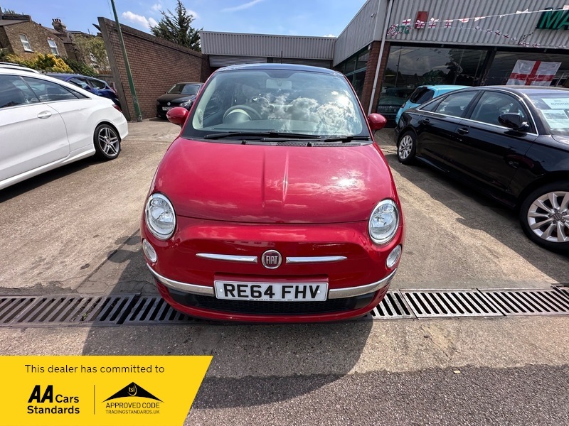 Fiat 500 Lounge Red #4