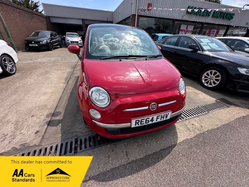 Fiat 500 Lounge Red #3