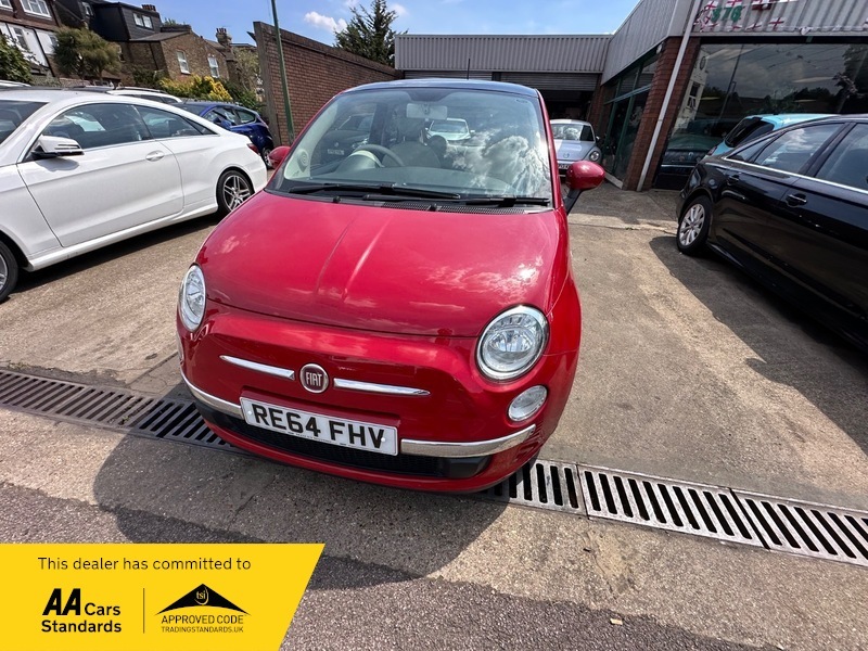 Fiat 500 Lounge Red #5