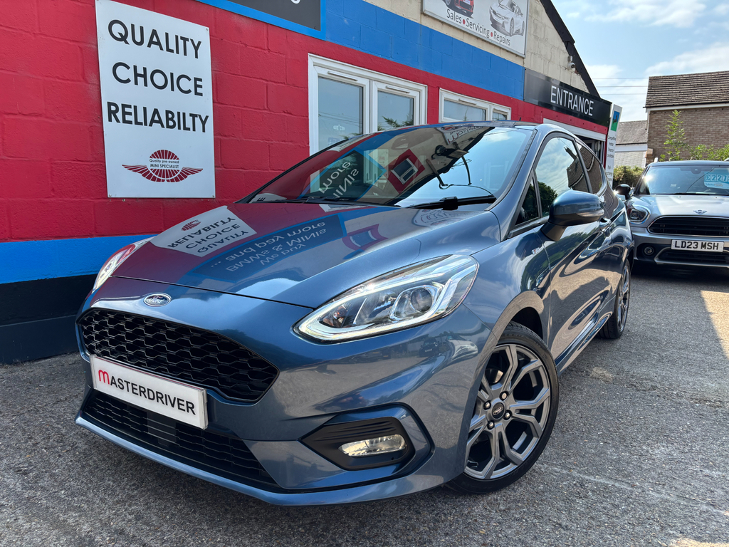 Ford Fiesta 1.0T Ecoboost Gpf St-line Hatchback Man Blue