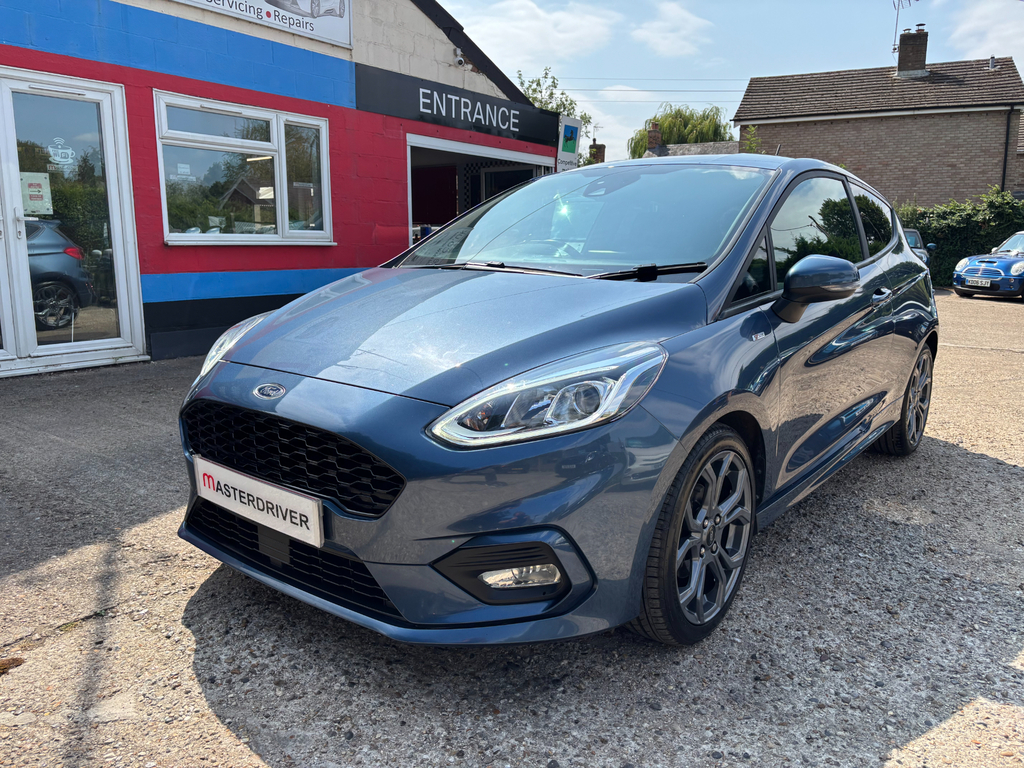 Ford Fiesta 1.0T Ecoboost Gpf St-line Hatchback Man Blue #4