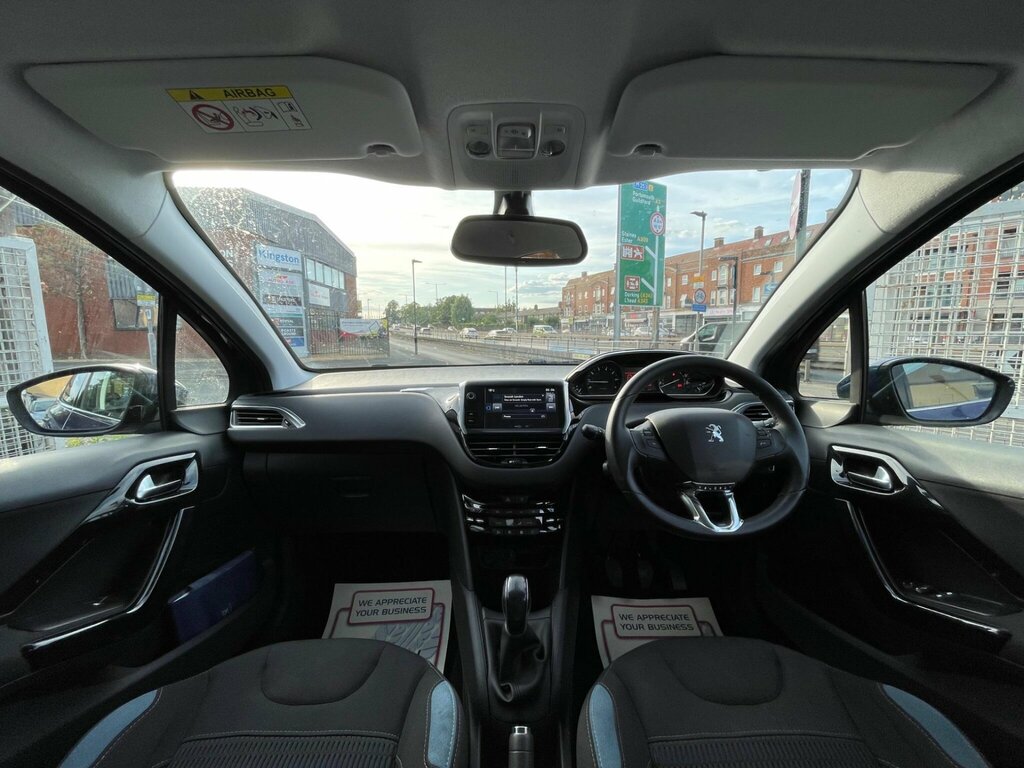 Peugeot 208 1.2 Vti Puretech Allure Euro 6 GK15DLY Blue #3