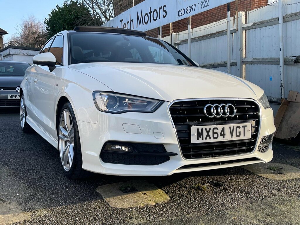 Audi A3 1.4 Tfsi Cod S Line S Tronic Euro 6 Ss MX64VGT White #4