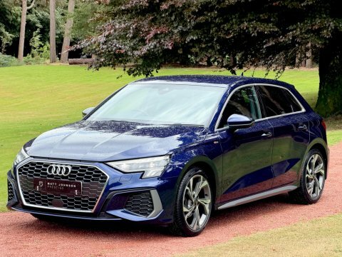 Audi A3 Sportback Tfsi S Blue #3