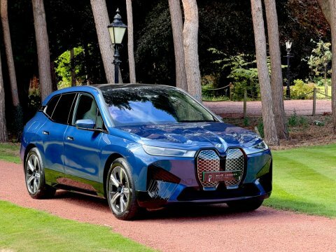 BMW iX Xdrive50 M Sport Blue #3