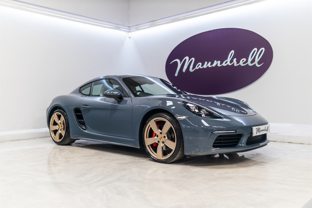 Porsche 718 Cayman 2.5T S Coupe Pdk Euro 6 Ss 350 Ps KY68WFJ Blue