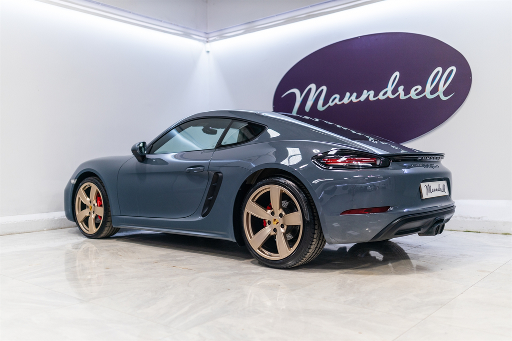 Porsche 718 Cayman 2.5T S Coupe Pdk Euro 6 Ss 350 Ps KY68WFJ Blue #4
