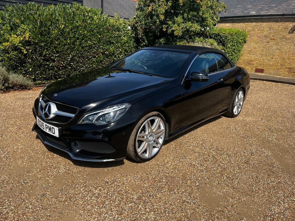 Mercedes-Benz E Class 2.1 E220 Bluetec Amg Line Premium Cabriolet G-tr Black #3