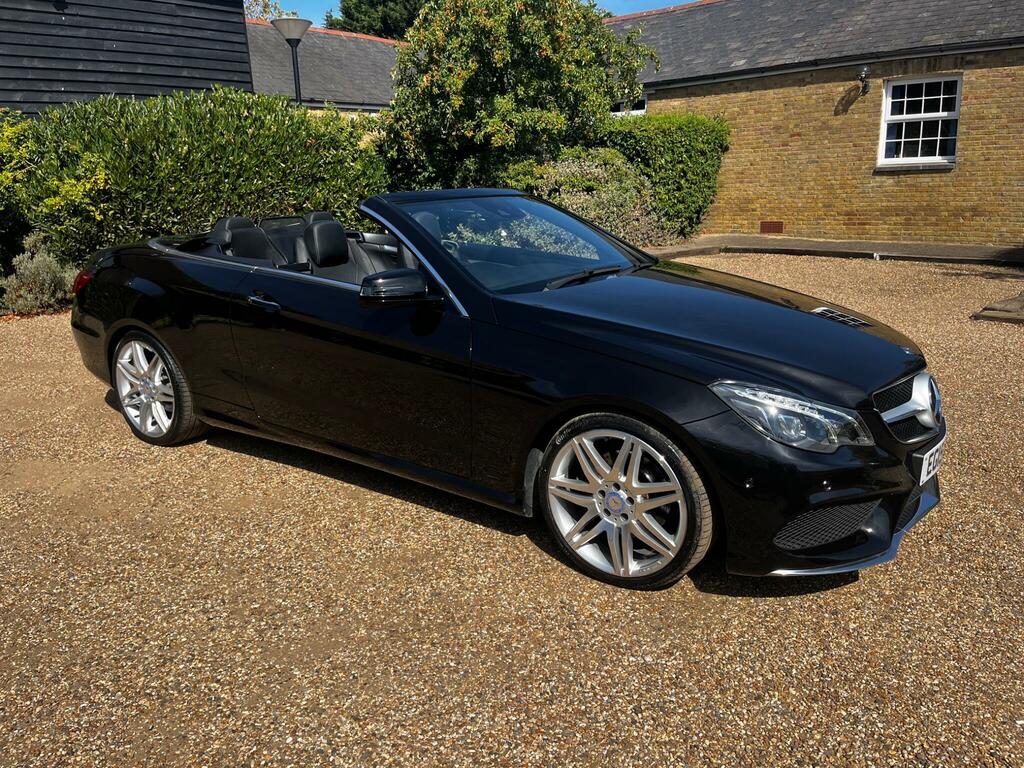 Mercedes-Benz E Class 2.1 E220 Bluetec Amg Line Premium Cabriolet G-tr Black