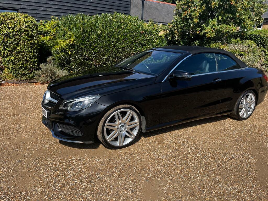 Mercedes-Benz E Class 2.1 E220 Bluetec Amg Line Premium Cabriolet G-tr Black #6