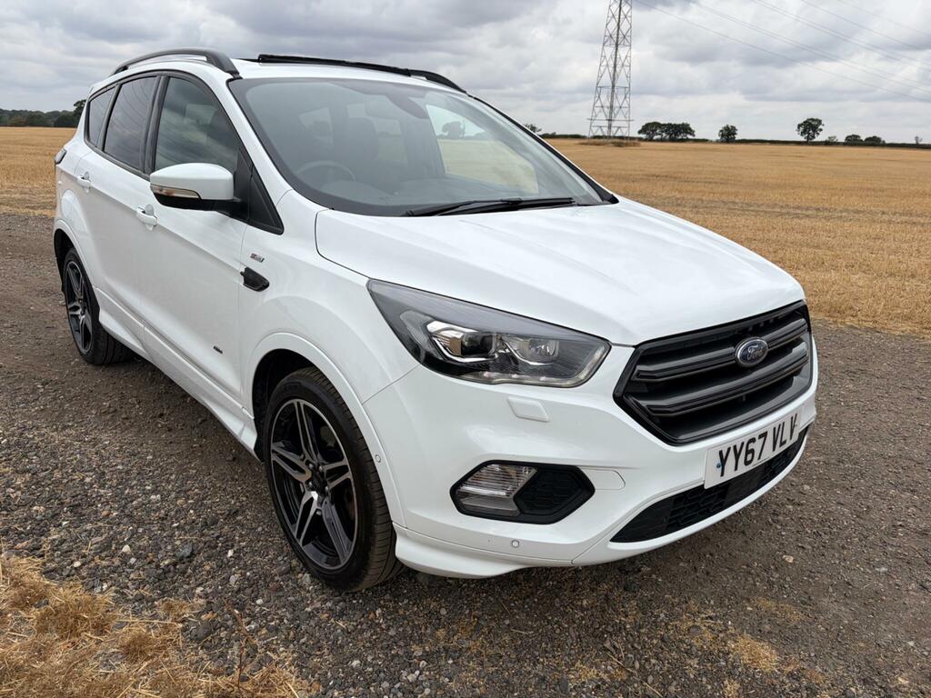 Ford Kuga 2.0 Tdci St-line X Powershift Awd Euro 6 Ss YY67VLV White #5