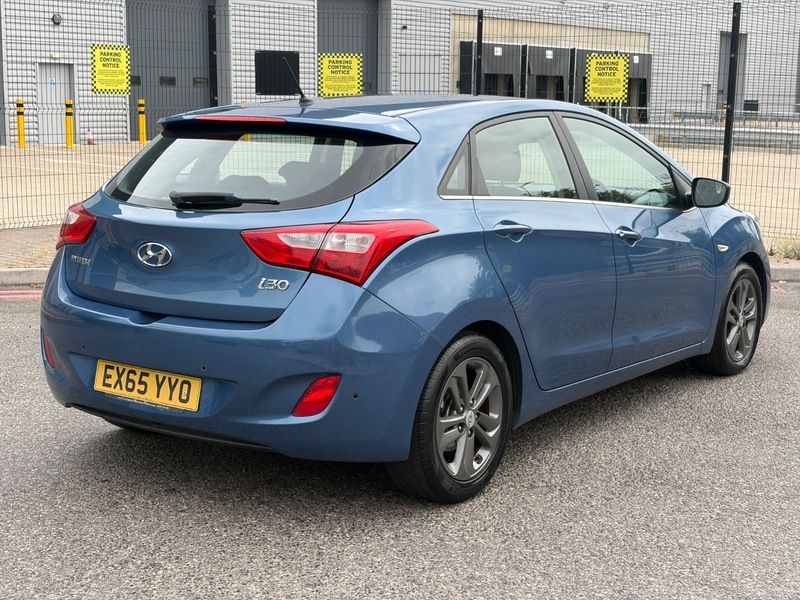 Hyundai I30 1.6 Se Hatchback EX65YYO Blue #4