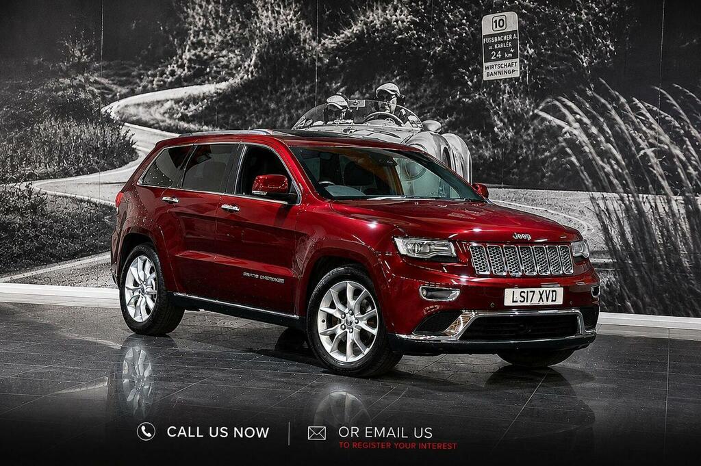 Jeep Grand Cherokee 3.0 V6 Crd Summit 4Wd Euro 6 Red