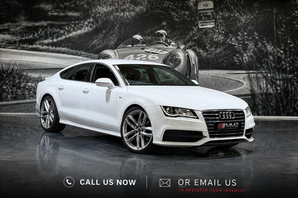 Audi A7 Hatchback 3.0 Tdi V6 S Line Sportback S Tronic Qua White