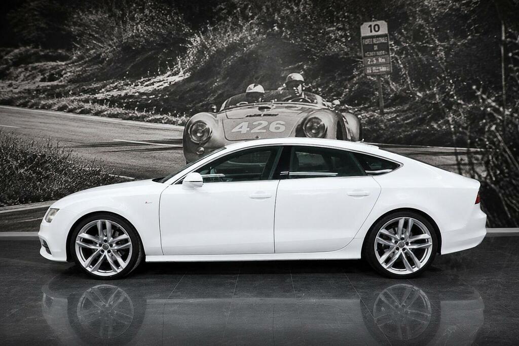 Audi A7 Hatchback 3.0 Tdi V6 S Line Sportback S Tronic Qua YH63VDX White #6