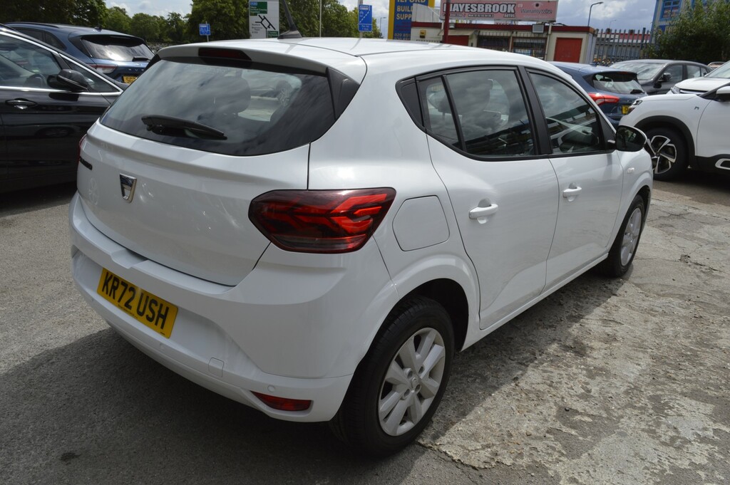 Dacia Sandero Hatchback 1.0 Comfort Tce 90 My21.5 2022 White #3