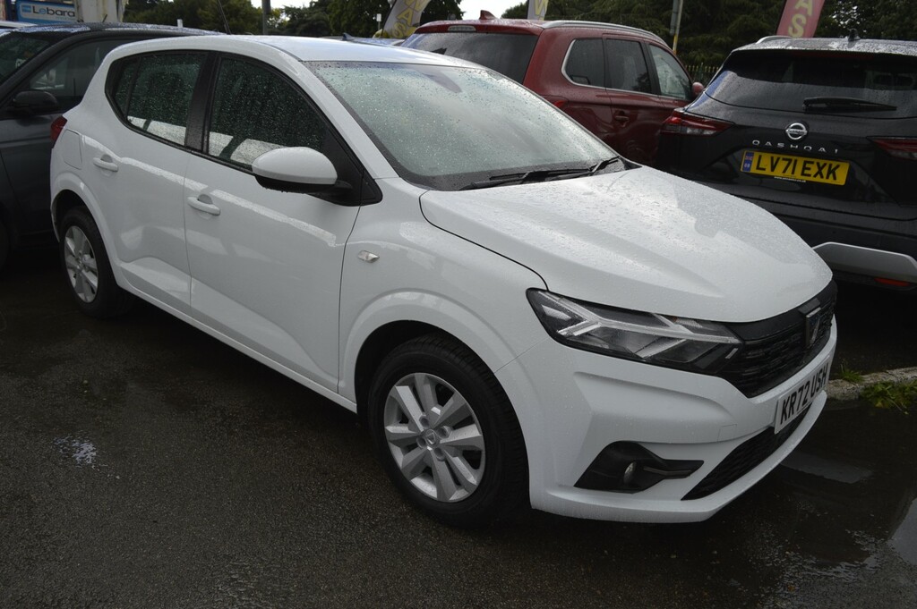 Dacia Sandero Hatchback 1.0 Comfort Tce 90 My21.5 2022 White #2