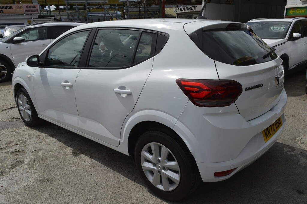 Dacia Sandero Hatchback 1.0 Comfort Tce 90 My21.5 2022 White #5