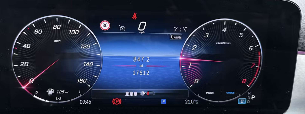 Mercedes-Benz A Class A 180 Amg Line Premium M Blue #8
