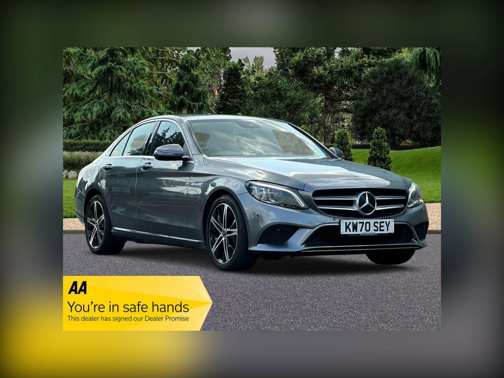 Mercedes-Benz C Class 2.0 C220d Sport G-tronic Euro 6 Ss KW70SEY Grey