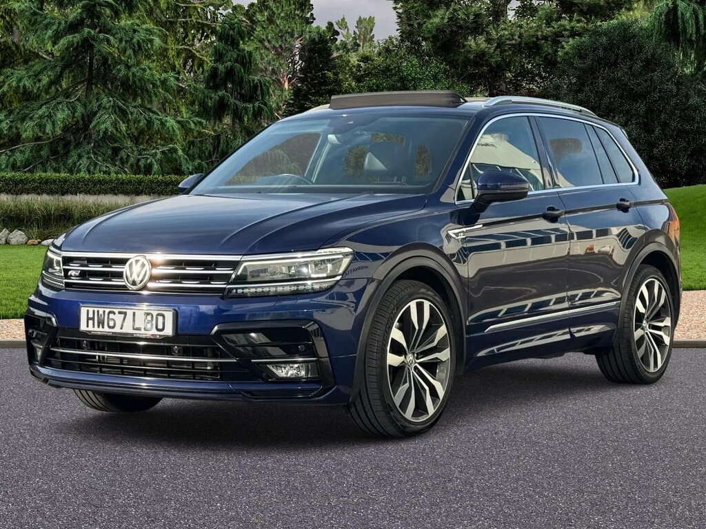 Volkswagen Tiguan 2.0 Tsi R-line Dsg 4Motion Euro 6 Ss HW67LBO Blue #4