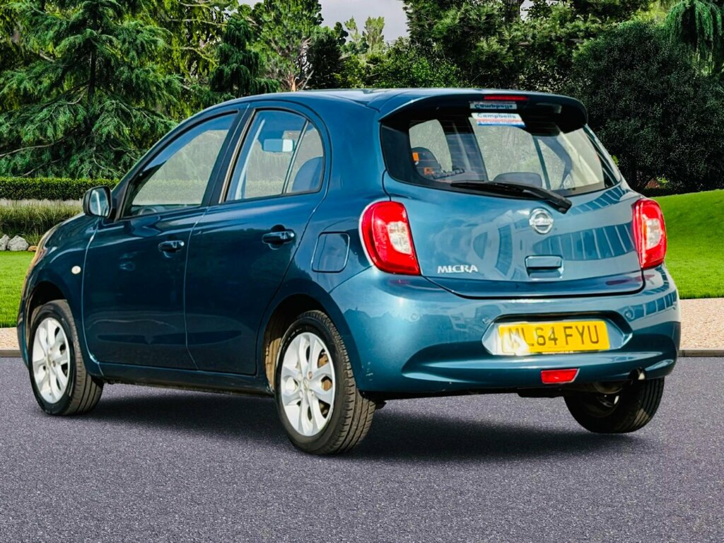 Nissan Micra 1.2 Acenta Cvt Euro 5 Blue #4