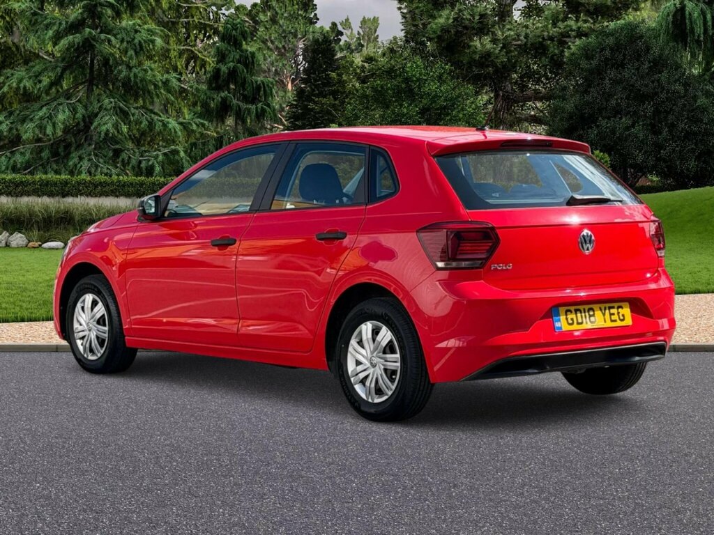 Volkswagen Polo 1.0 S Euro 6 Ss GD18YEG Red #4