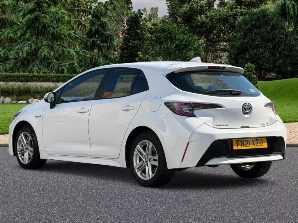 Toyota Corolla 1.8 Vvt-h Icon Tech Cvt Euro 6 Ss White #4