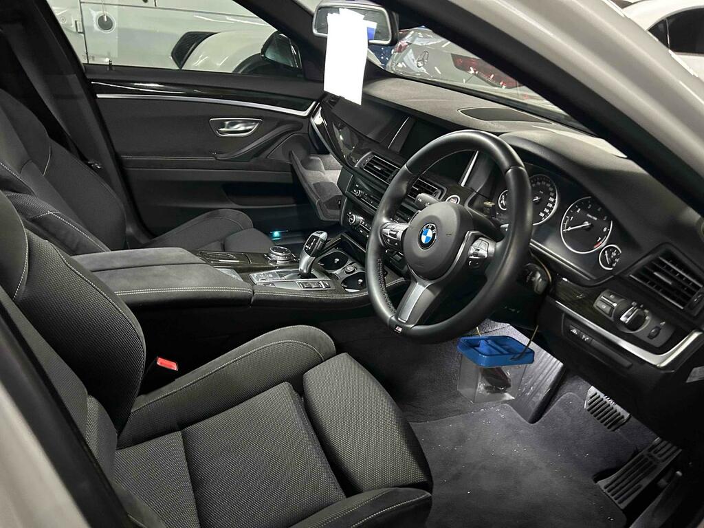BMW 5 Series M Sport White #3