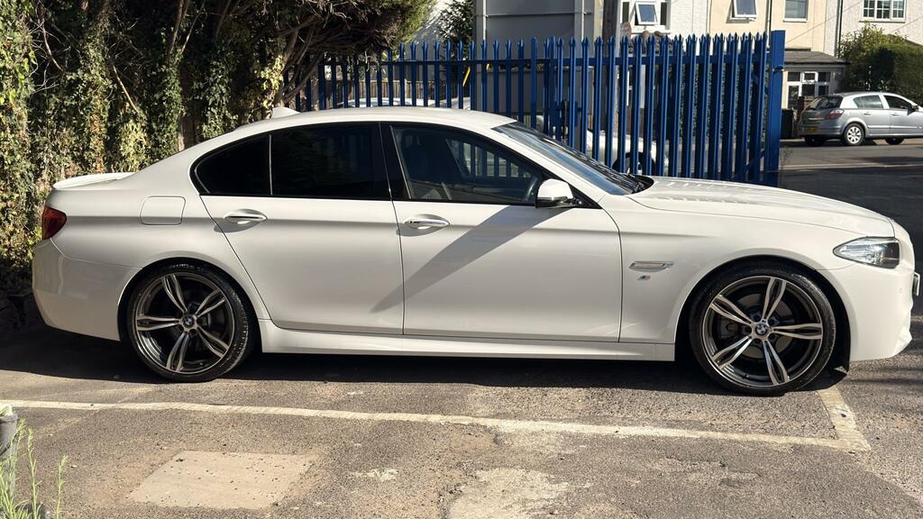 BMW 5 Series 2.0 520I M Sport Saloon Euro 6 S  White #3