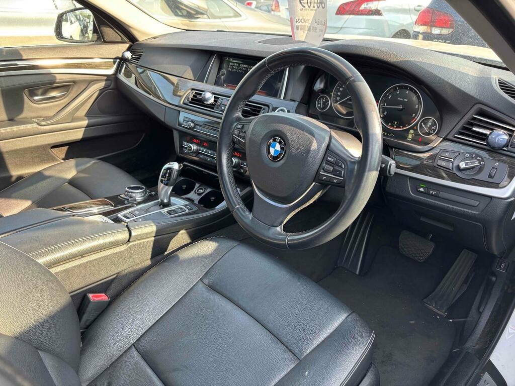 BMW 5 Series Luxury White #3