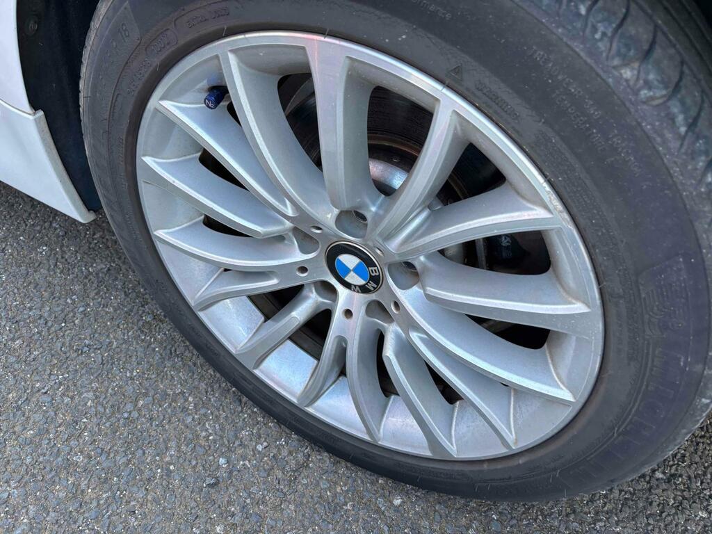 BMW 5 Series Luxury White #6