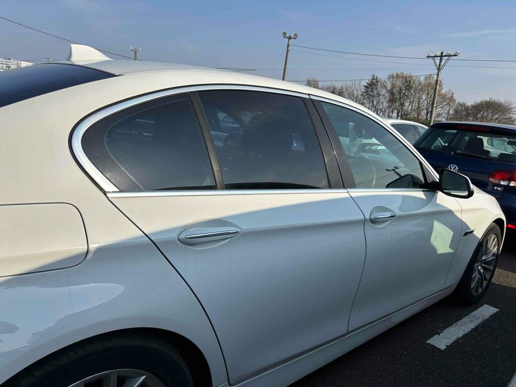 BMW 5 Series Luxury White #4