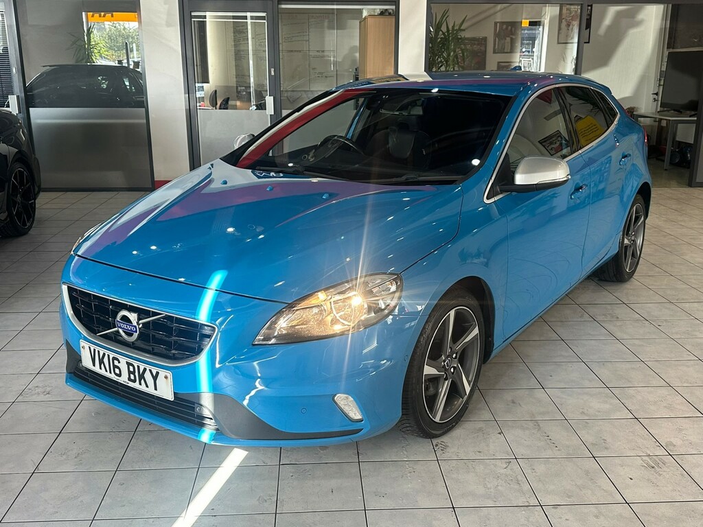 Volvo V40 2.0 R-design D2 Blue #5